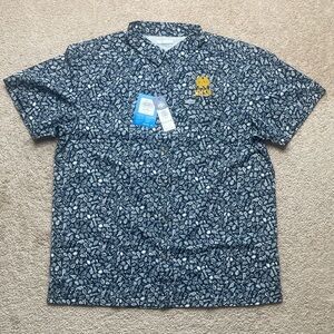 Columbia Navy Patterned Notre Dame Casual Shirt